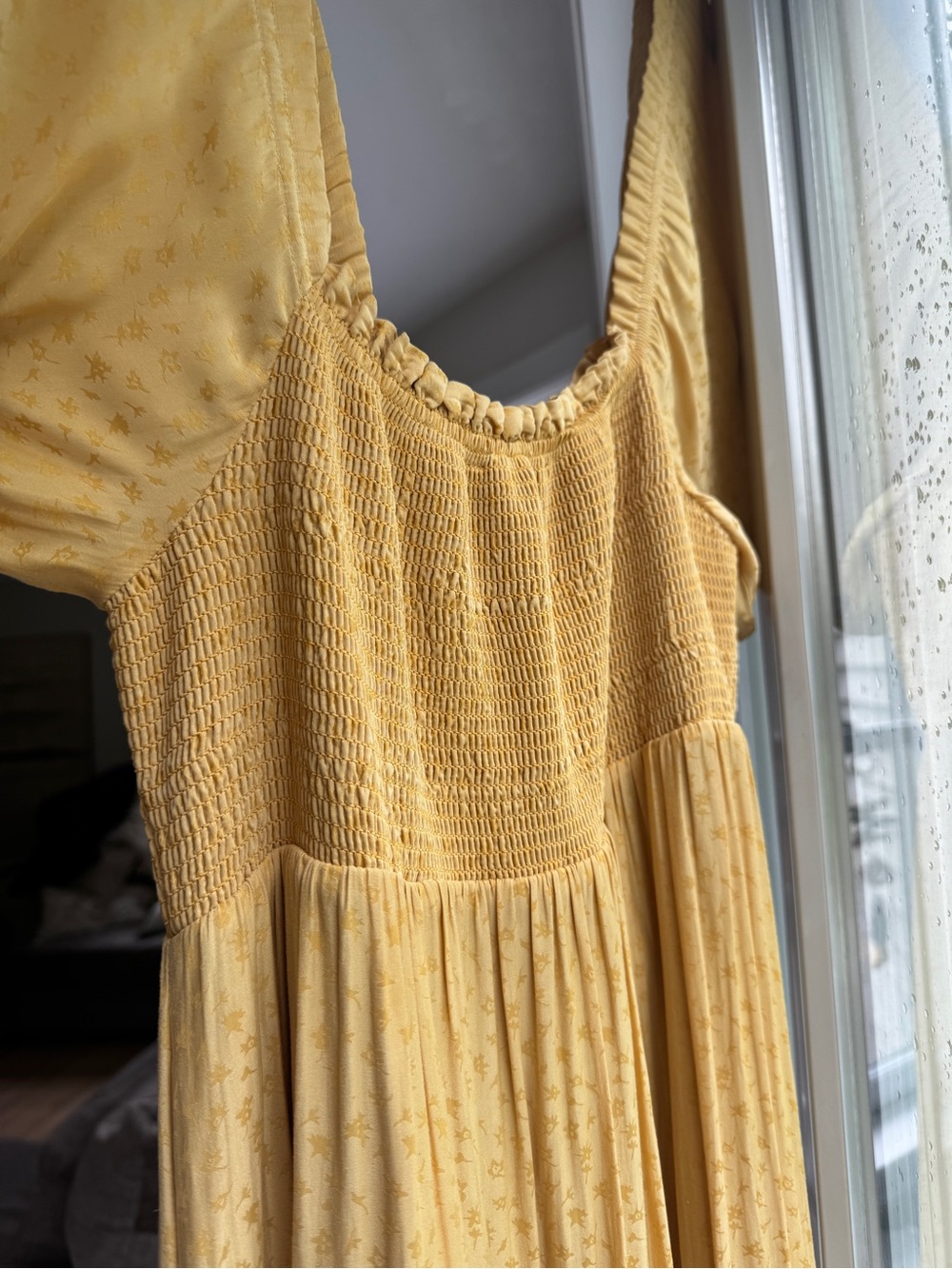 HATCH Yellow Maxi Dress MATERNITY (or not) size L-XL